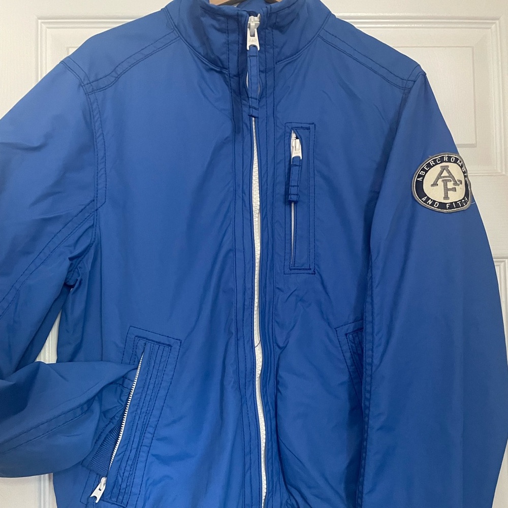 Men’s Abercrombie And Fitch Blue Nylon Jacket